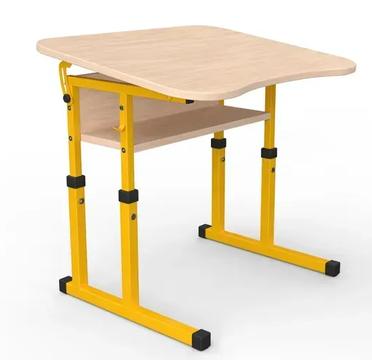 Стіл учнівський №4-7 з регулюванням куту нахилу стільниці 600х500 МФ Вересень